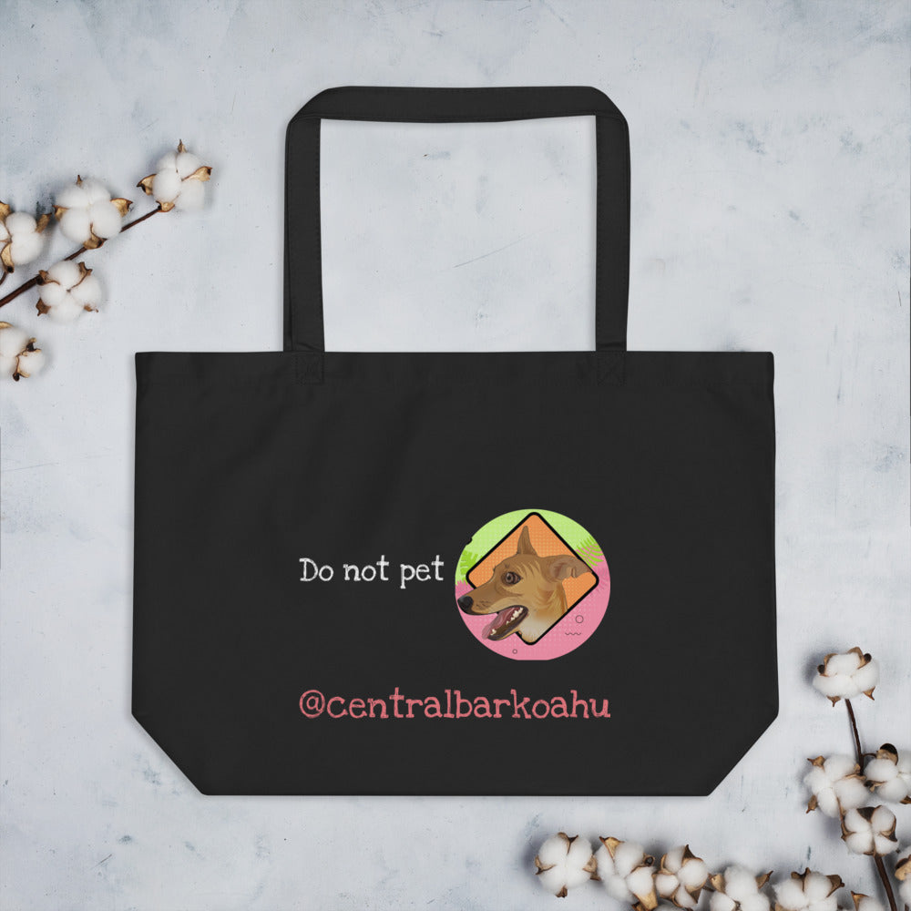 Large organic tote bag